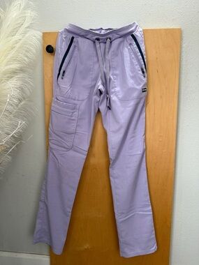 Grey’s Anatomy Lavender Drawstring Cargo Scrub Pants